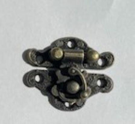 Fermoir Boite - VINTAGE BRONZE Mini n°C 30x20mm