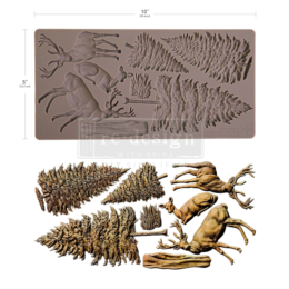 MOULE Silicone :  EVERGREEN CHRISTMAS MAGIC Prima marketing/Re design