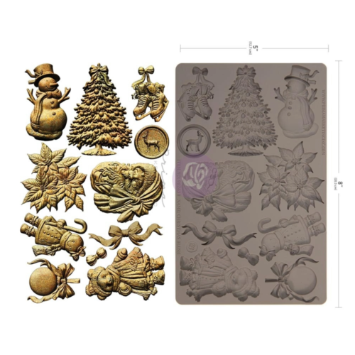MOULE Silicone :  CHRISTMAS BLUSH Prima marketing/Re design