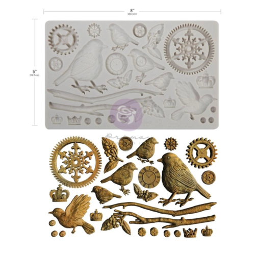 MOULE Silicone :  MECHANICAL ROBINS Prima marketing/Re design