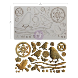 MOULE Silicone :  MECHANICAL ROBINS Prima marketing/Re design