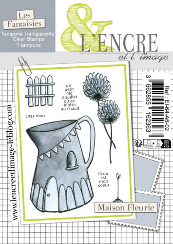 Tampon Clear -  MAISON FLEURIE - Collection Les Fantaisies - L'Encre & l'Image