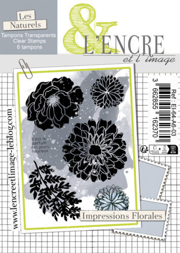 Tampon Clear -  IMPRESSIONS FLORALES - Collection Les Naturels - L'Encre & l'Image