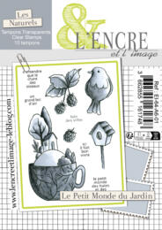 Tampon Clear -  LE PETIT MONDE DU JARDIN - Collection Les Naturels - L'Encre & l'Image