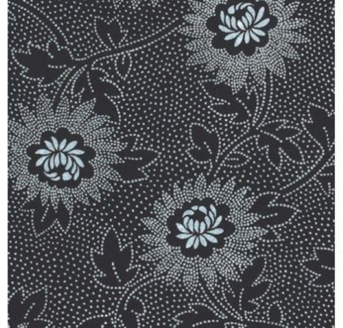 Papier Fantaisie 100% Coton - TALILA  Noir/Blanc 