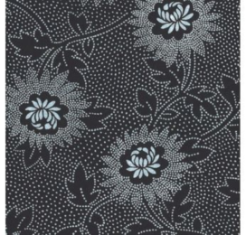 Papier Fantaisie 100% Coton - TALILA  Noir/Blanc 