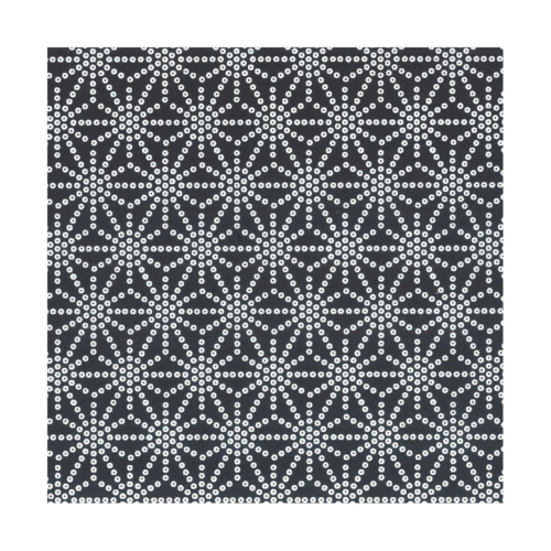 Papier Fantaisie 100% Coton - ASANOHA  Noir/Blanc
