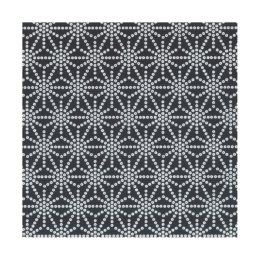 Papier Fantaisie 100% Coton - ASANOHA  Noir/Blanc
