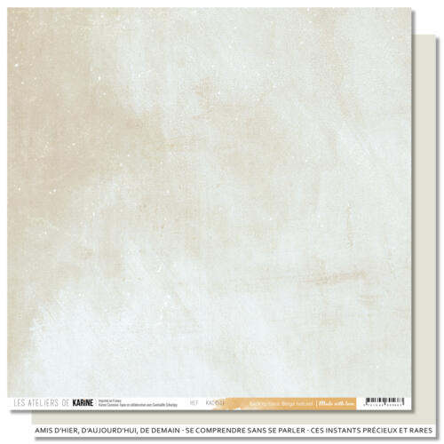 Les Ateliers de Karine - BACK TO BASICS - BEIGE NATUREL ( MADE ITH LOVE )