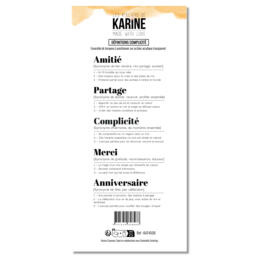 Tampons Clear - MADE WITH LOVE - DEFINITIONS COMPLICITE  - Les Ateliers de Karine