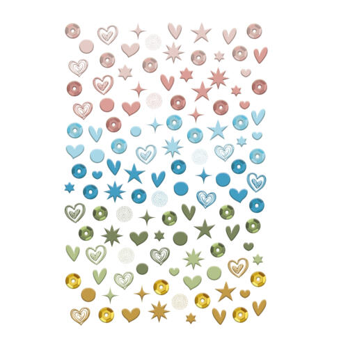 Les Ateliers de Karine - MADE WITH LOVE -  Stickers PUFFY 