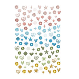 Les Ateliers de Karine - MADE WITH LOVE -  Stickers PUFFY 