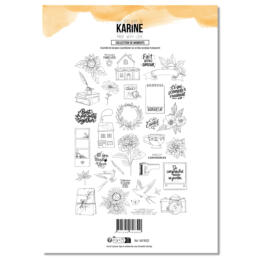 Tampons Clear - MADE WITH LOVE - COLLECTION DE MOMENTS  - Les Ateliers de Karine