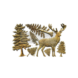 MOULE Silicone :  STAG OF THE HIGHLANDS Prima marketing/Re design