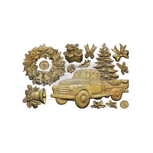 MOULE Silicone :  COUNTRY CHRISTMAS DELIVERY Prima marketing/Re design