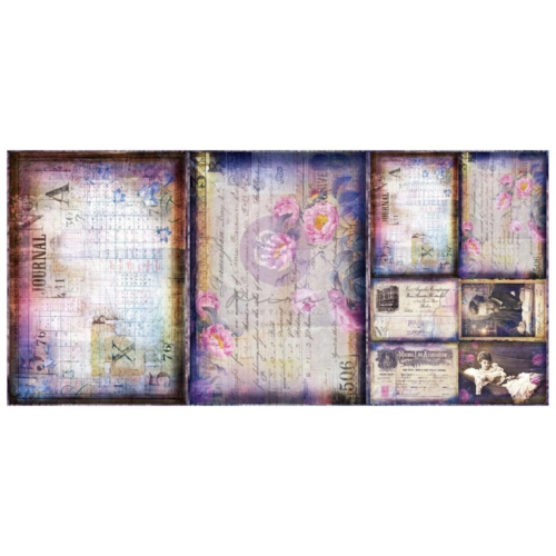 Finnabair - Papier Découpage Fiber A3 - ARCHIVIST'S DREAMS (3 feuilles)
