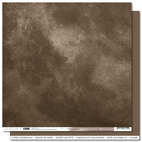 Les Ateliers de Karine - BACK TO BASICS - GRAPHITE ( HISTOIRES AU NATUREL )