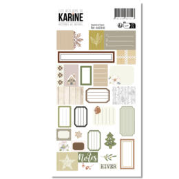 Les Ateliers de Karine - HISTOIRES AU NATUREL - Stickers 9.7x17