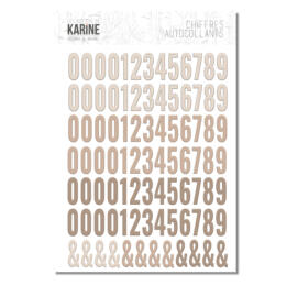 Stickers Chiffres  - HISTOIRES AU NATUREL - MULTICOULEURS - Ateliers de Karine