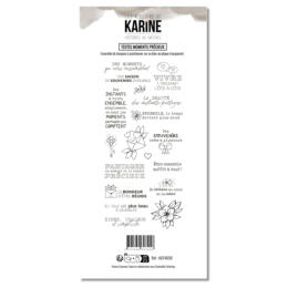 Tampons Clear - HISTOIRES AU NATUREL - TEXTES MOMENTS PRECIEUX  - Les Ateliers de Karine