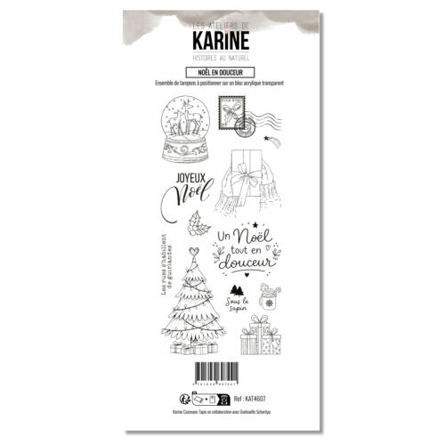 Tampons Clear - HISTOIRES AU NATUREL - NOEL EN DOUCEUR  - Les Ateliers de Karine