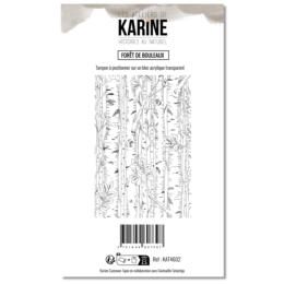 Tampons Clear - HISTOIRES AU NATUREL - FORET DE BOULEAUX  - Les Ateliers de Karine