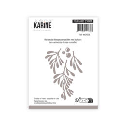 Dies Découpe Les Ateliers de Karine - Matrice de découpeFEUILLAGES D'HIEVR - Collection HISTOIRES AU NATUREL