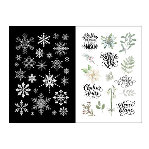 Les Ateliers de Karine - HISTOIRES AU NATUREL - Stickers Transparents