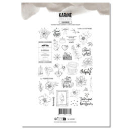 Tampons Clear A4 - HISTOIRES AU NATUREL - SLOW WINTER - Les Ateliers de Karine