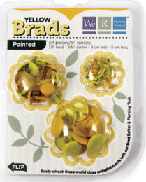 Attaches Parisiennes - Brads Jaune (x54) We are Memory