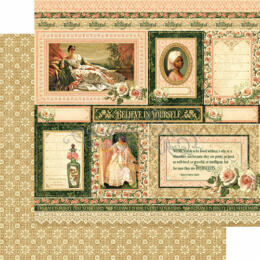 Graphic 45 - Portrait Of a Lady -  Blanche