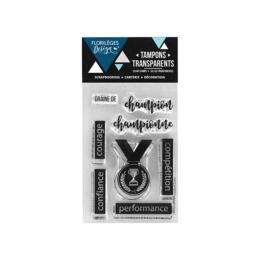 Tampon Clear Florilèges Design - Capsule Avril 2017 - Graine de Champion