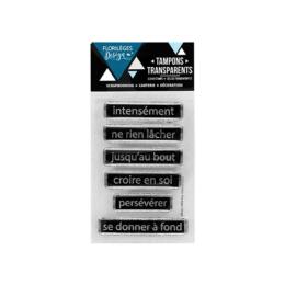 Tampon Clear Florilèges Design - Capsule Avril 2017 - Se Donner à Fond