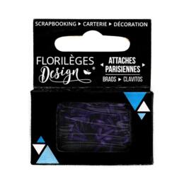 Attaches Parisiennes - Mini Brads MYRTILLLE (x60) Florilèges Design
