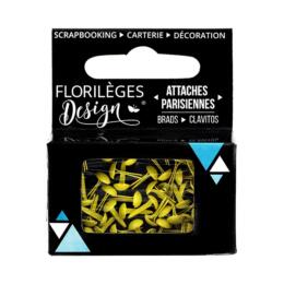 Attaches Parisiennes - Mini Brads BRIN DE PAILLE (x60) Florilèges Design