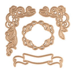 Dies Spellbinders - Rouge Royale OPULENT FLOURISH ACCENTS S4-686