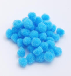 Pompons 15mm - BLEU CIEL (x40u)