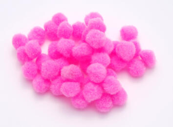 Pompons 15mm - ROSE BONBON (x40u)