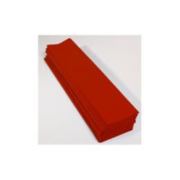 Papier Crépon - ROUGE  (2x0.50m) 10 Feuilles