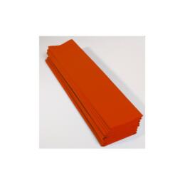 Papier Crépon - ORANGE (2x0.50m) 10 Feuilles