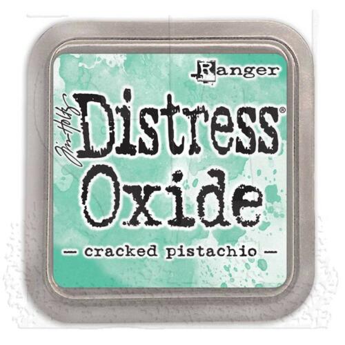 Encre Distress Oxide - CRACKED PISTACHIO Ranger Ink by Tim Holtz