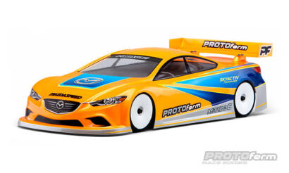 1/10ème PISTE 190mm - Carrosserie MAZDA-6GX  Non Peinte Protoform
