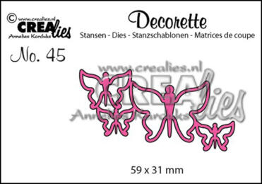 Dies Crealies -  Papillons 7 DECORETTE 45