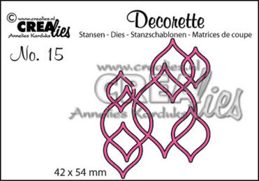 Dies Crealies -  Interlocking Shapes DECORETTE 15