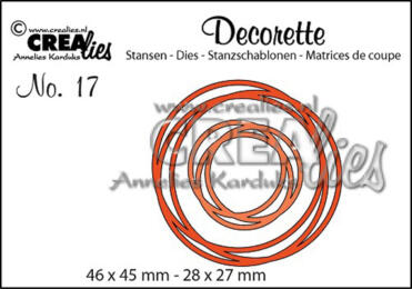 Dies Crealies -  Intertwinded Circles DECORETTE 17