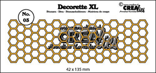 Dies Crealies -  Frise Honeycomb  DECORETTE XL 03