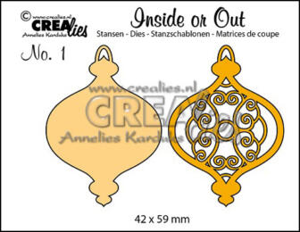 Dies Crealies -  Boule de Noël INSIDE OR OUT Clio01
