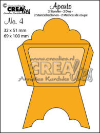 Dies Crealies -  Mini Message 4 APARTO Clap04