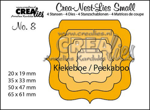 Dies Crealies - Peekaboo NEST LIES SMALL n°8