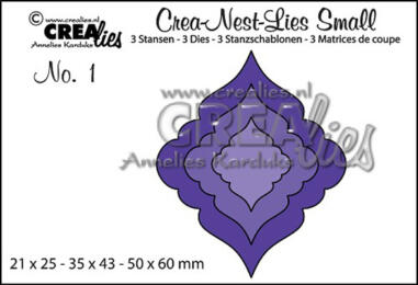 Dies Crealies -  Christmas Ornament 1 NEST LIES SMALL cnls01